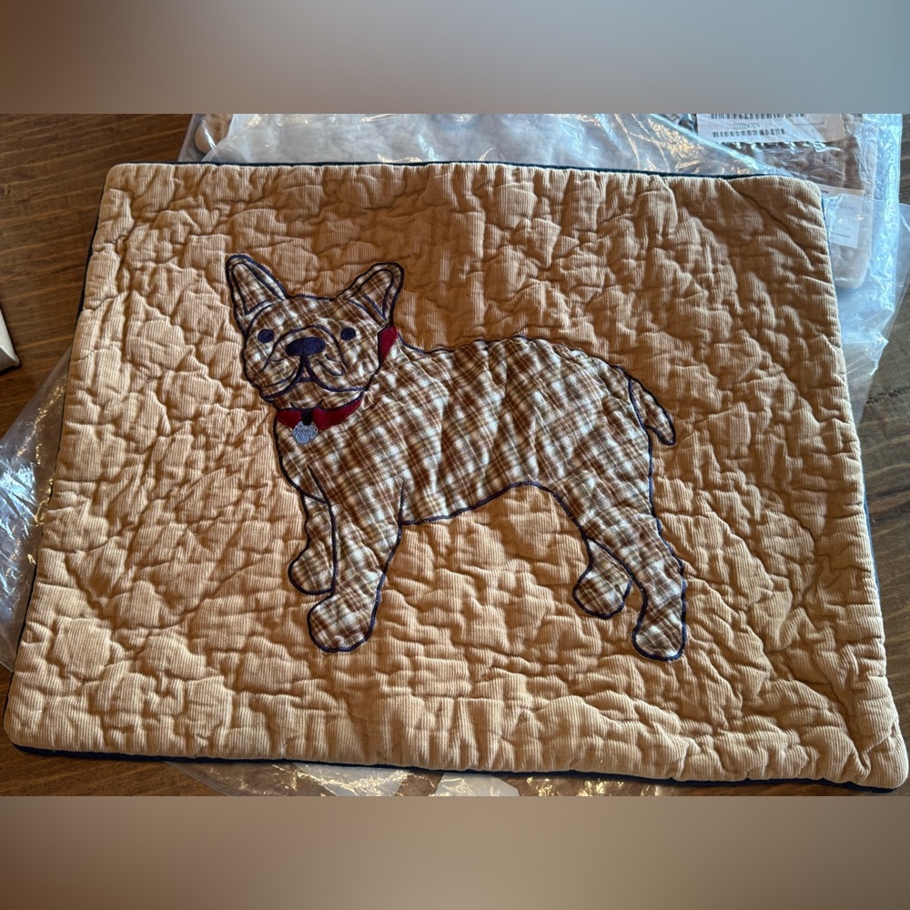 French Bulldog Pillow Shams New in Bags Excellent Quality The Company Store!